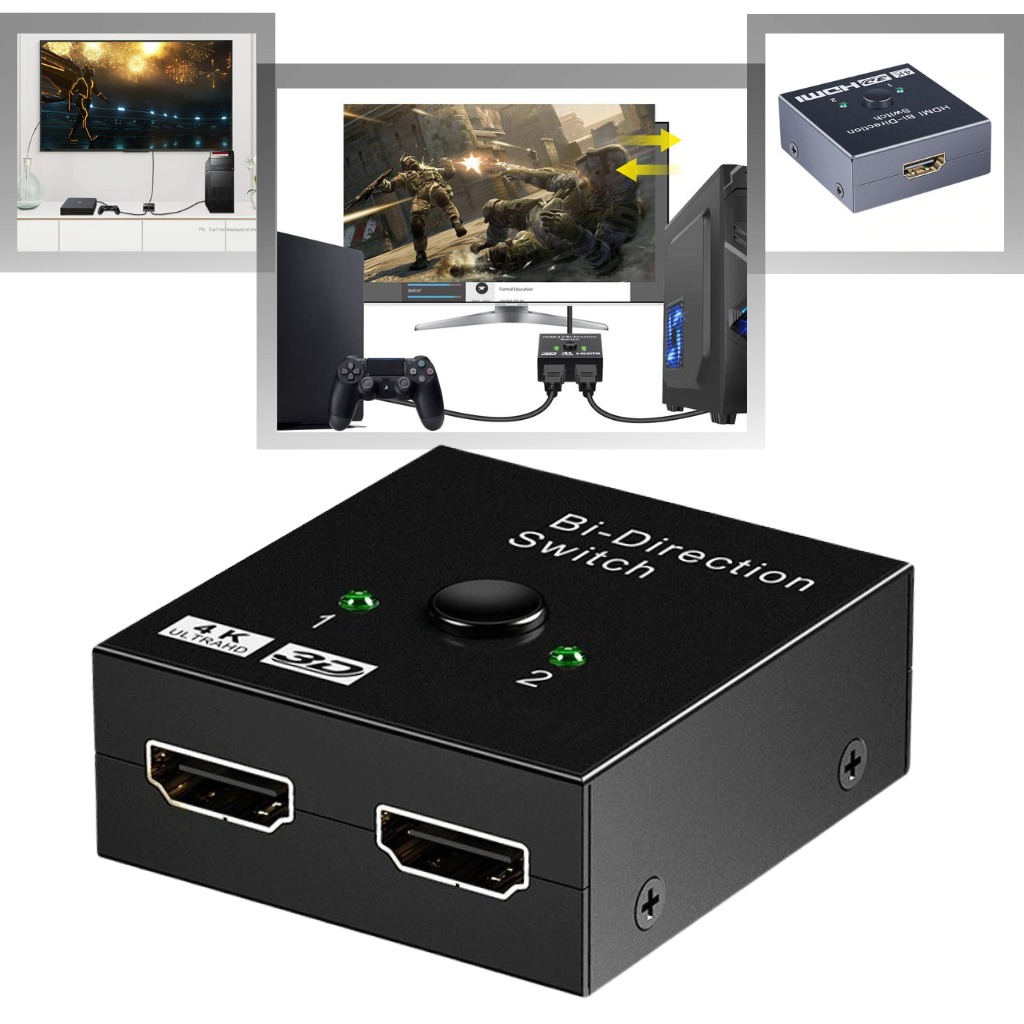Répartiteur HDMI bi-directionnel 4K