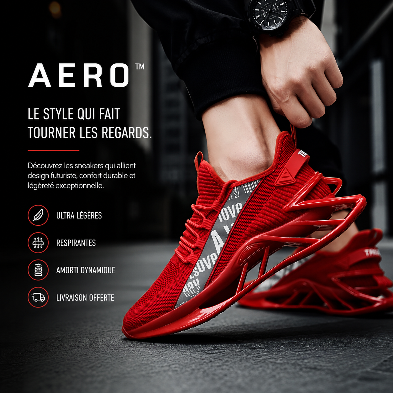 AeroBlade™ | Sneakers Ultra Légères à Semelle Aérienne