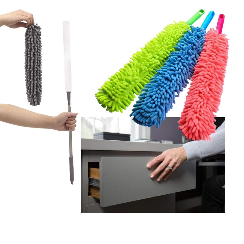 Plumeau flexible en microfibres