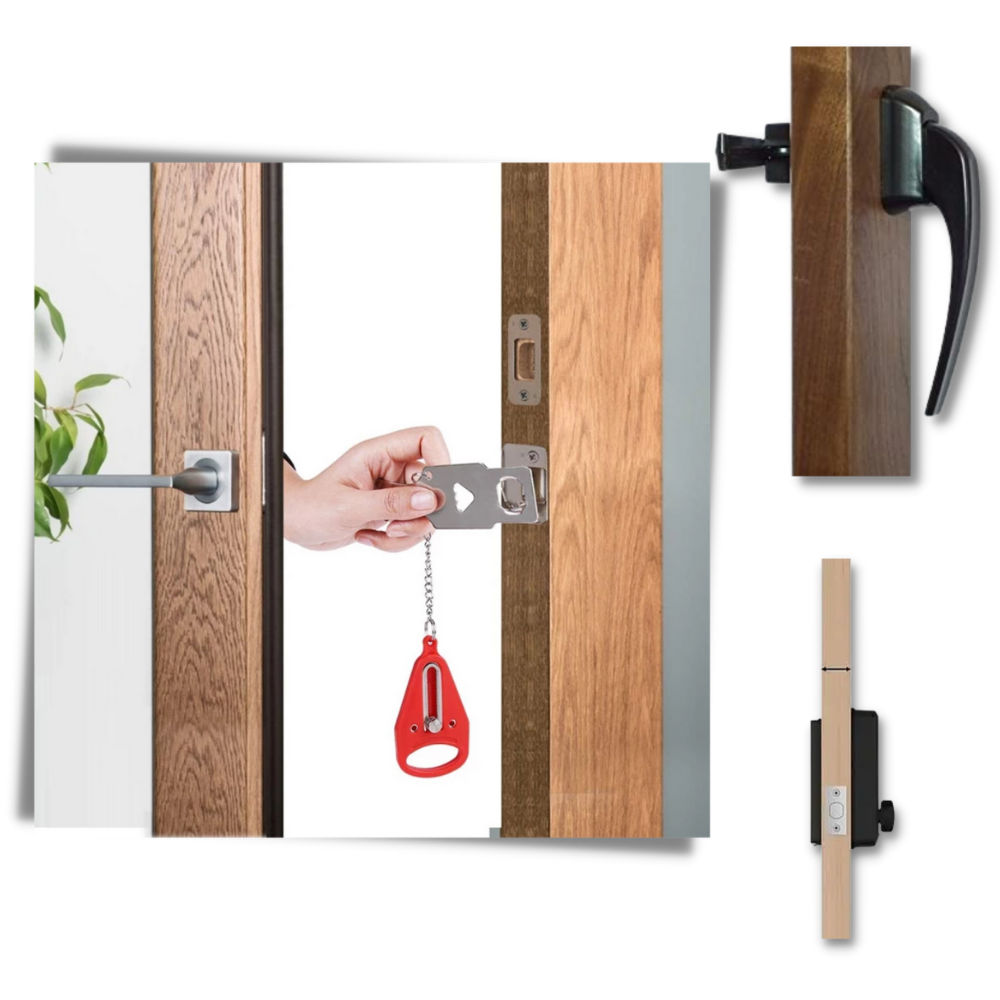 Serrure de porte portative