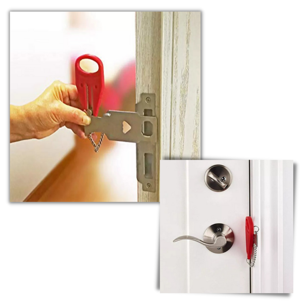 Serrure de porte portative