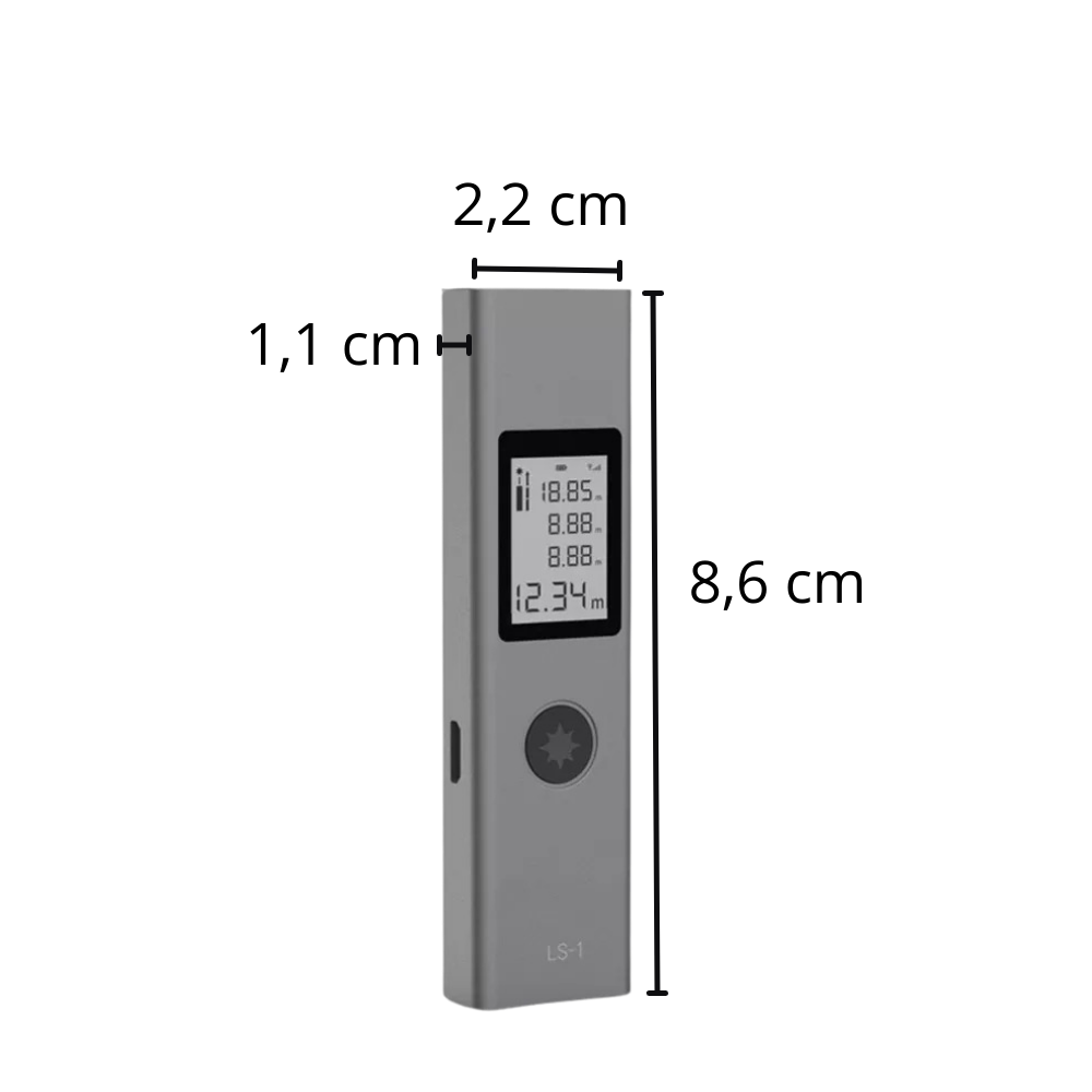 Télémètre laser numérique intelligent