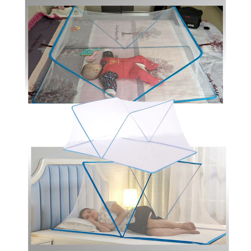 Moustiquaire pliable pour lits