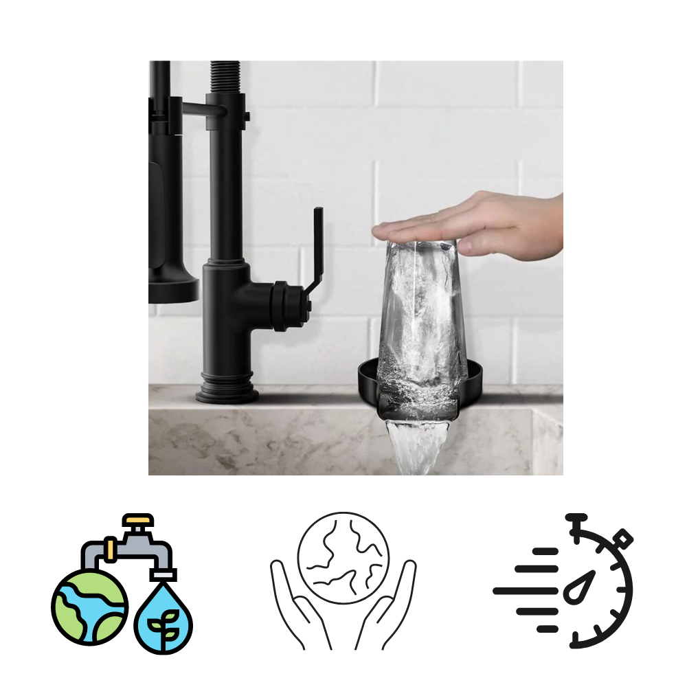 Laveuse et rinceuse automatique de verres
