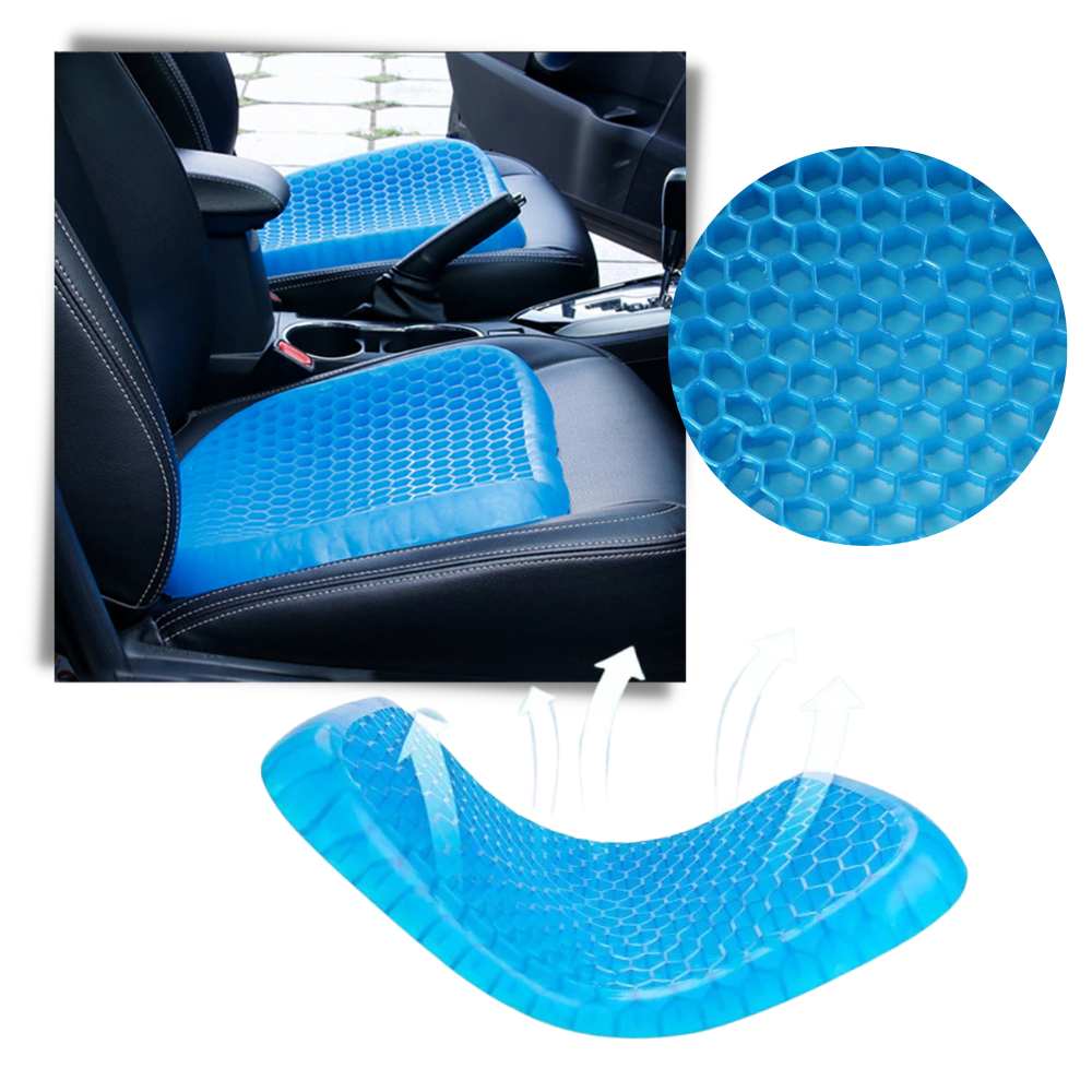 Coussin de siège en gel pour soulager la pression