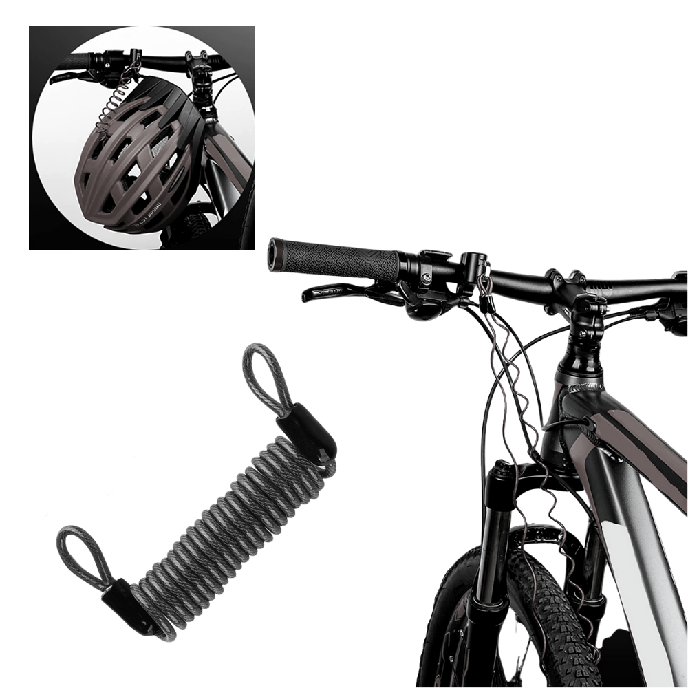 Verrou antivol pour casque de moto