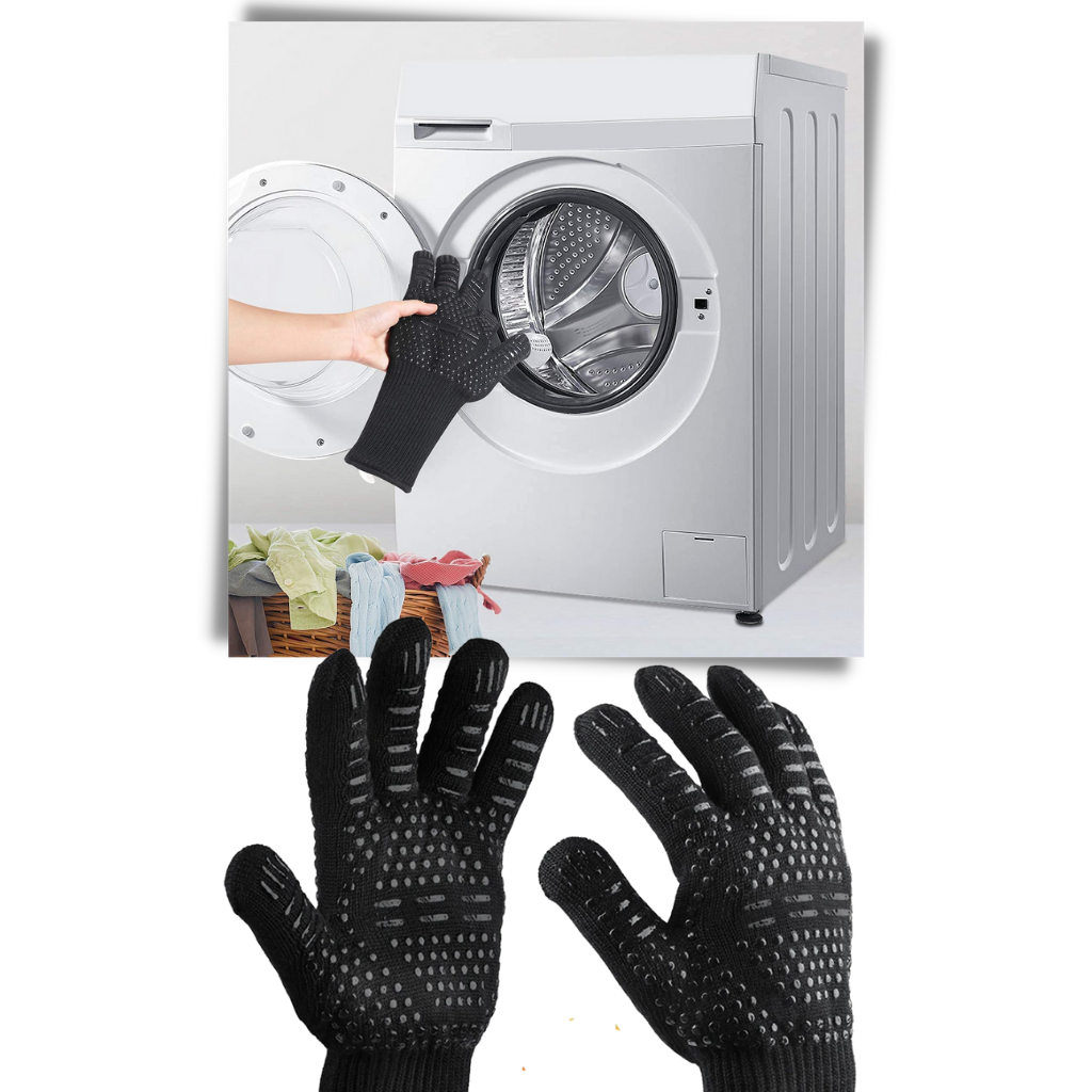 Gants pour barbecue résistant à la chaleur (1 paire)
