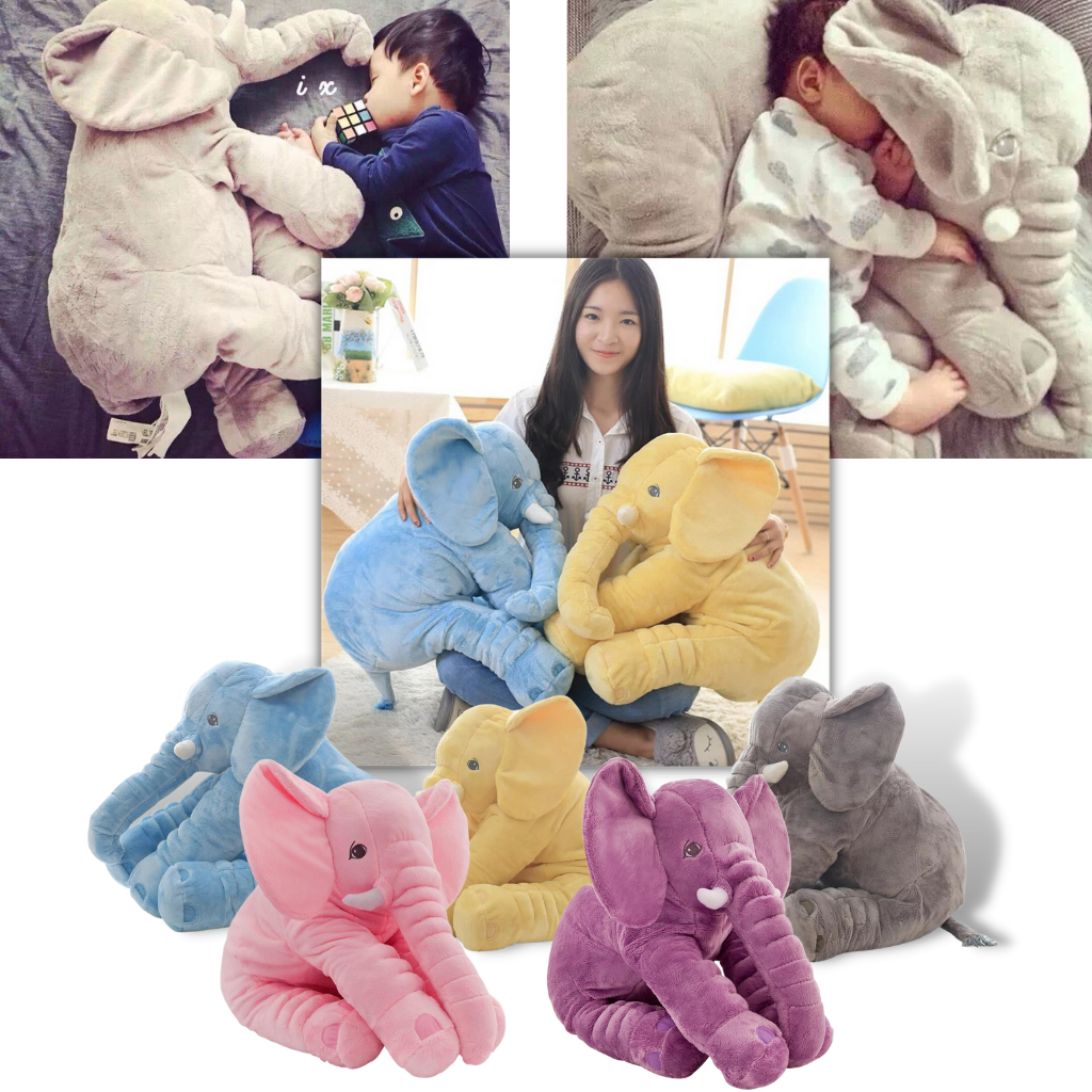 Grande éléphant en peluche