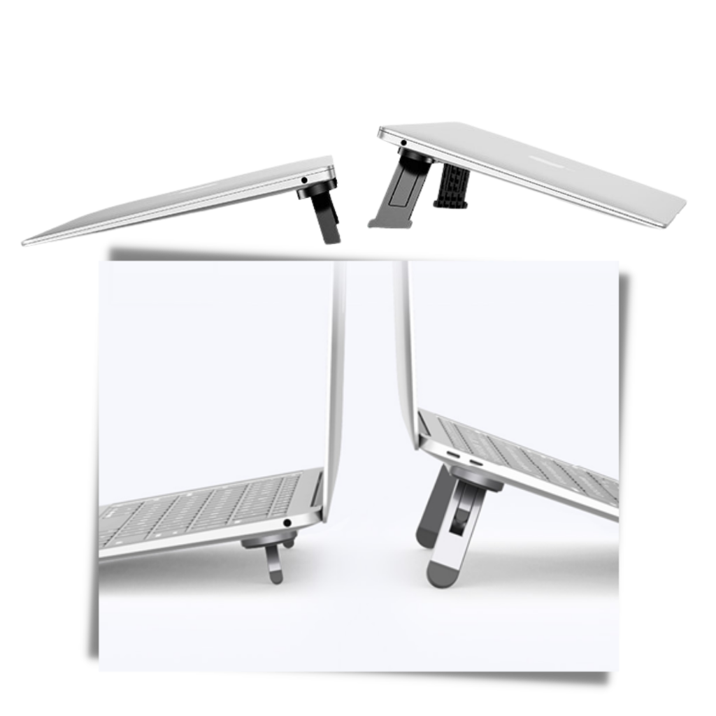 Support d'ordinateur portable léger et invisible en aluminium