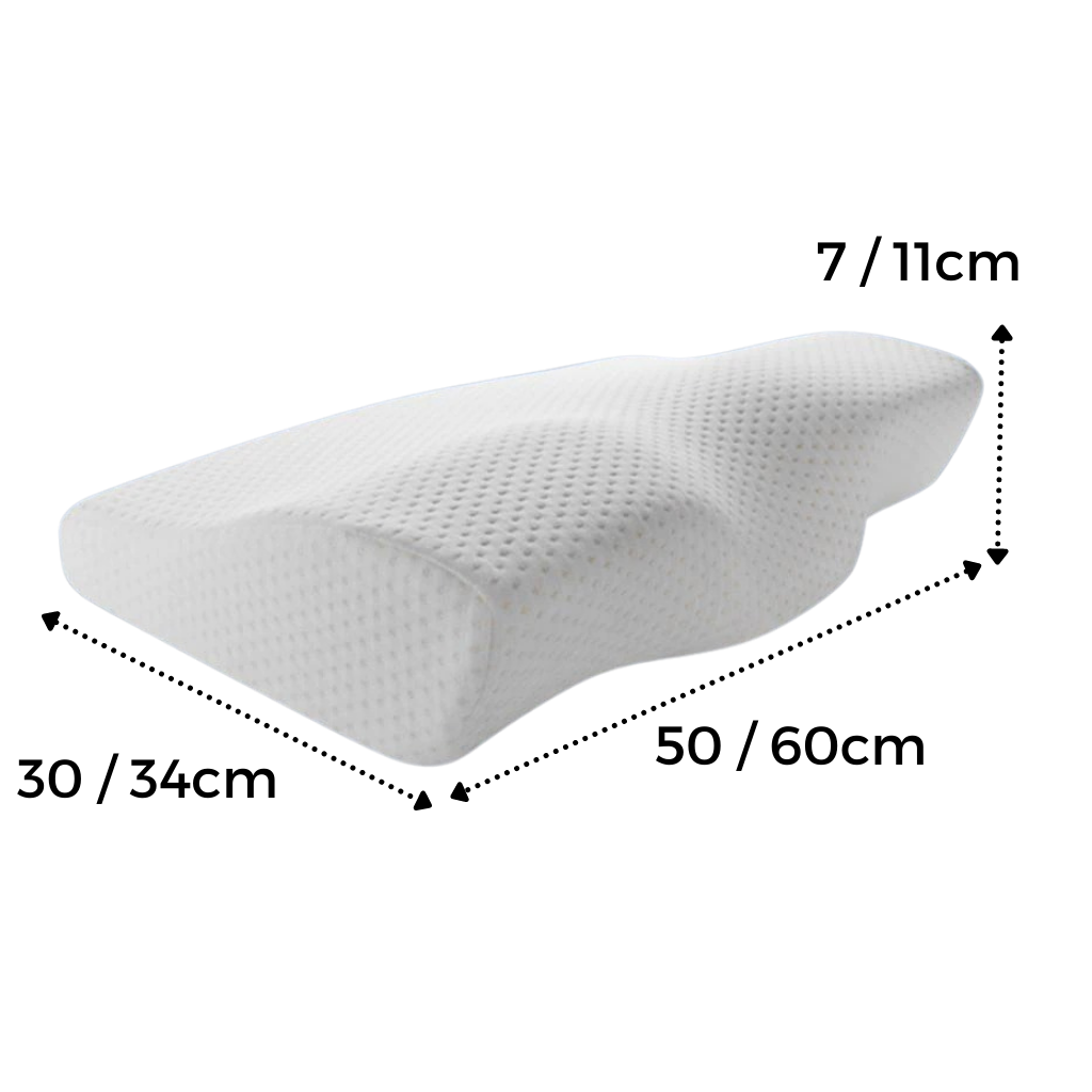 Oreiller de soutien des cervicales en mousse à mémoire de forme