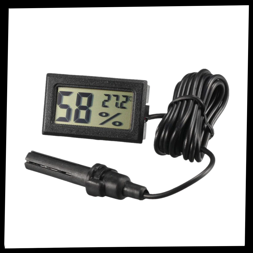 Mini thermomètre hygromètre digital LCD