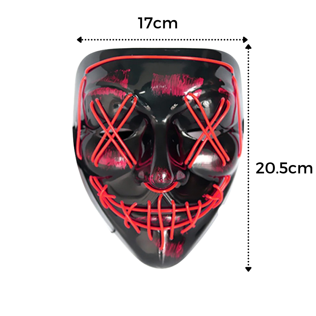 Masque à néon LED