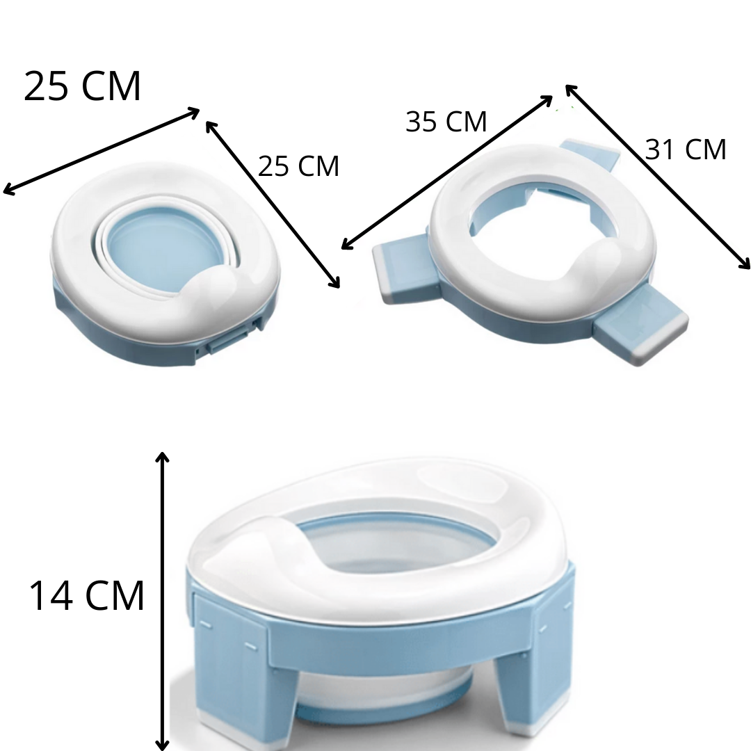 Pot pliable 3 en 1 pour les tout-petits