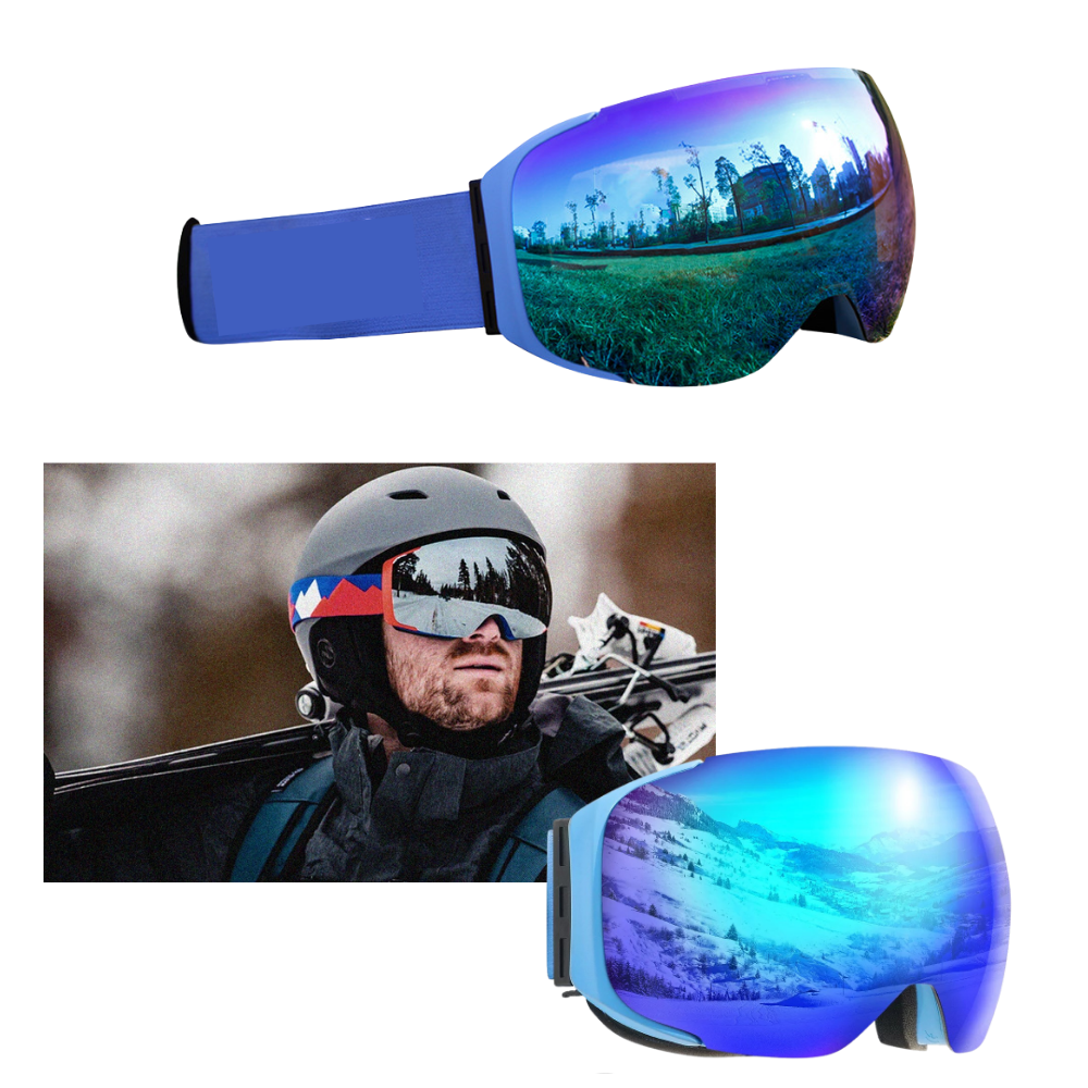Lunettes de protection pour la neige avec un pack de verres