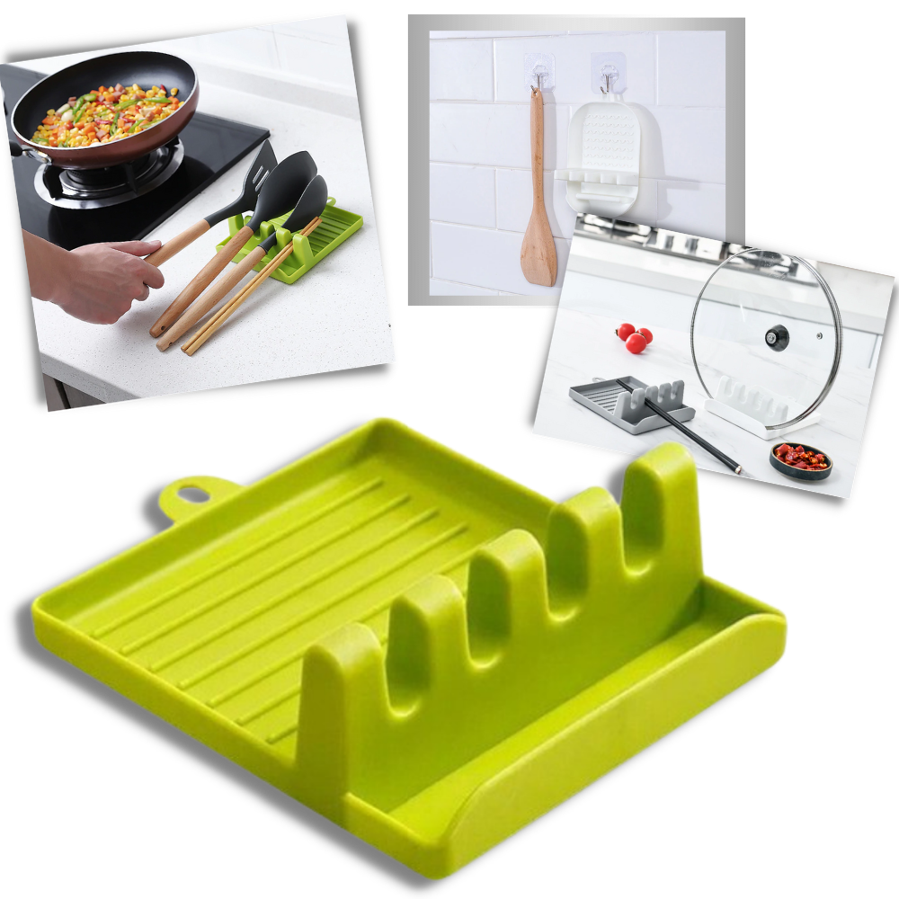 Support d'ustensiles pour spatules et cuillères