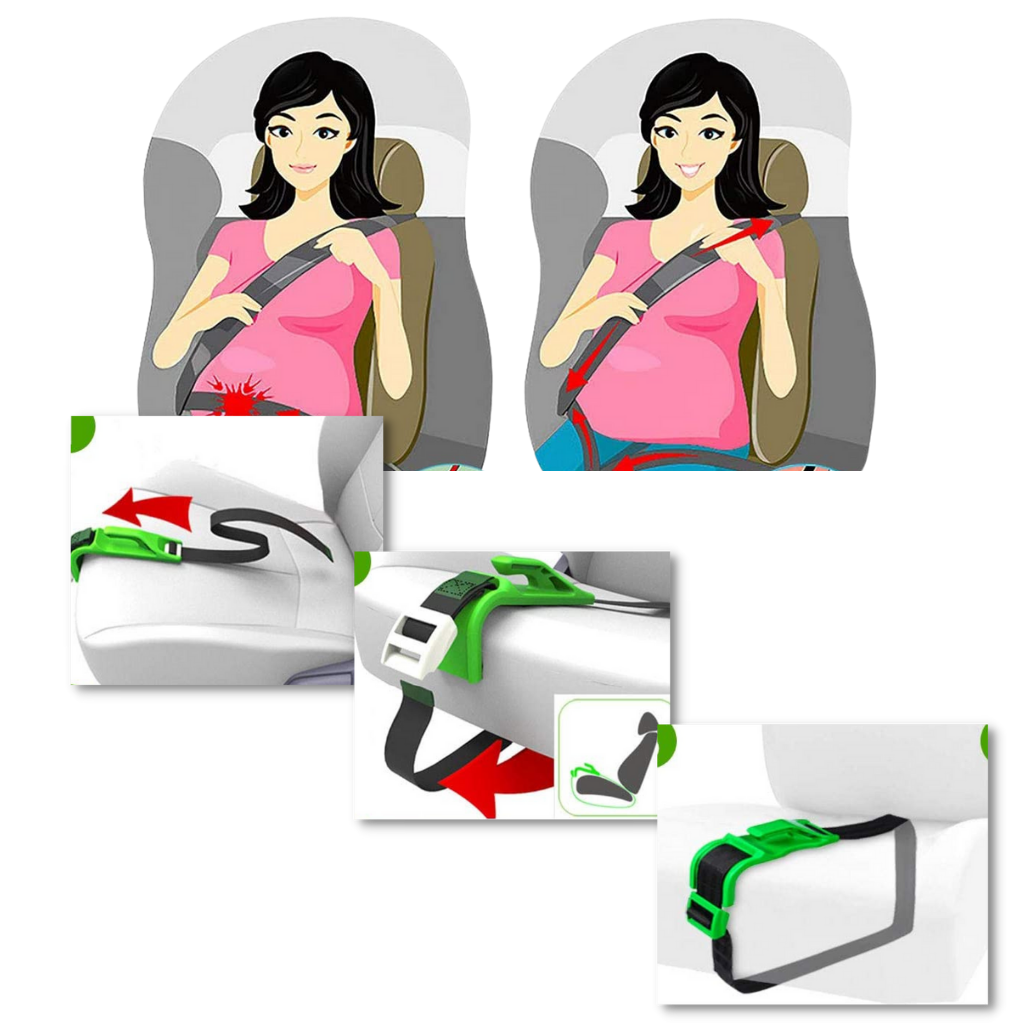 Ajusteur de ceinture de sécurité pour femmes enceintes