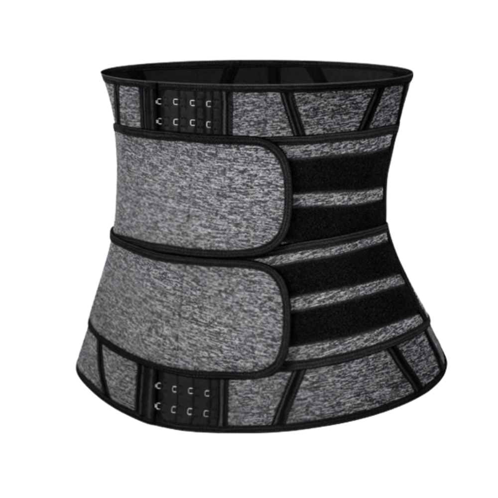 Ceinture amincissante chauffante à double sangle