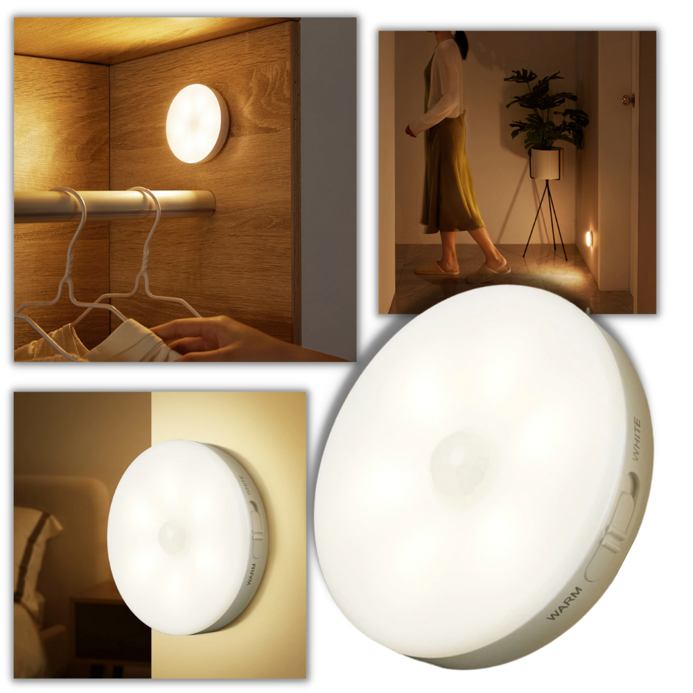 Lumière LED avec détecteur de mouvement