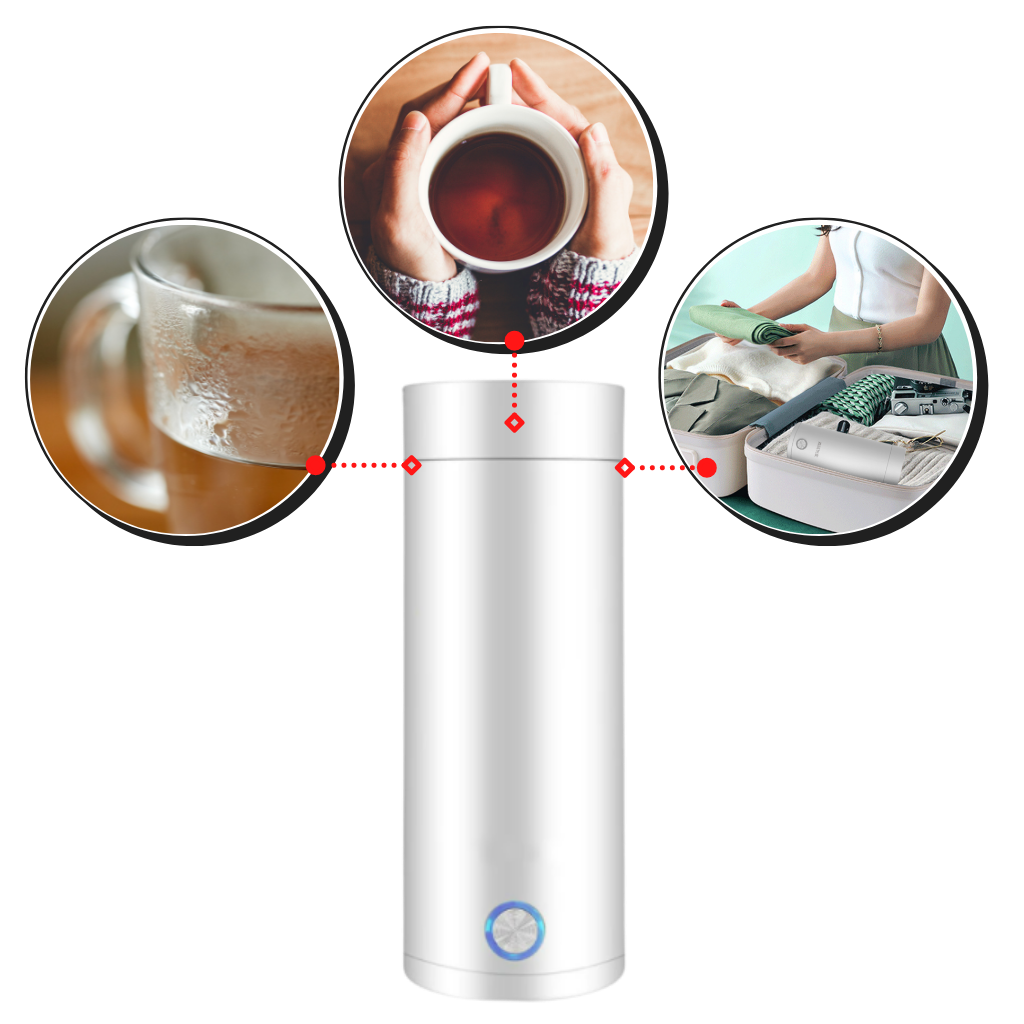 Bouilloire portative de 400ml