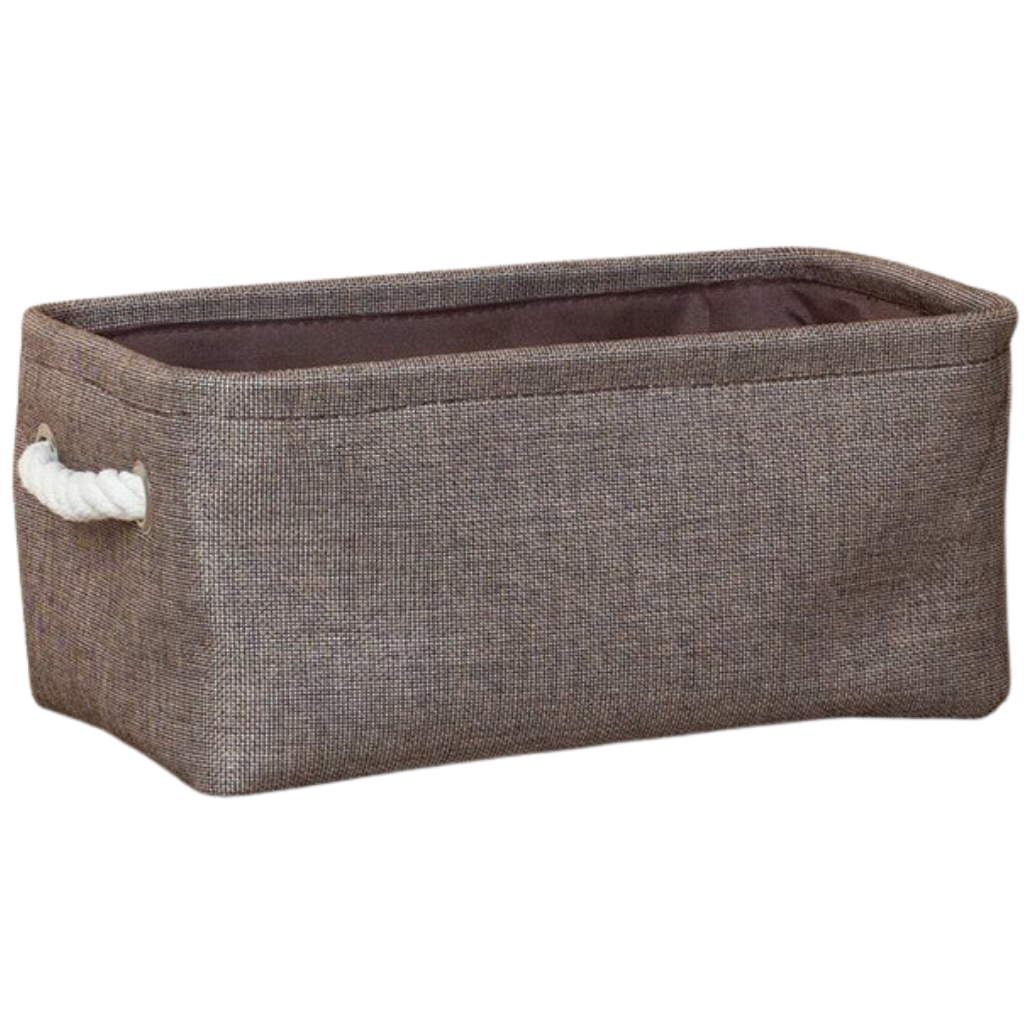 Panier à linge élégant avec poignées en corde
