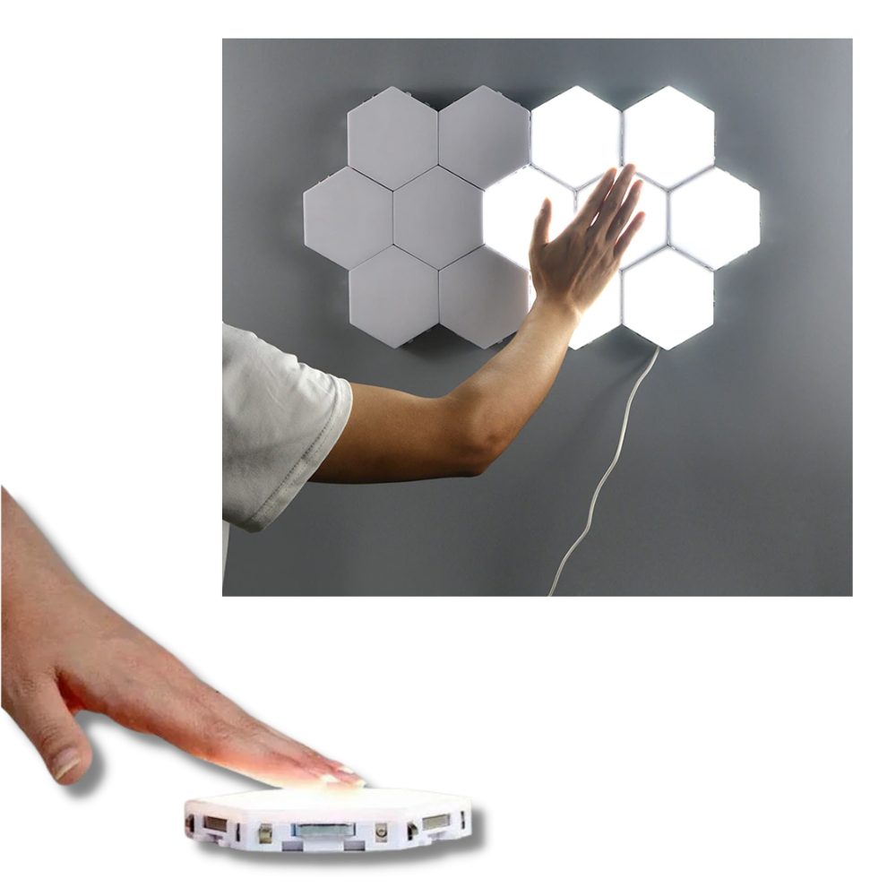 Lot de 3 lampes tactiles modulaires