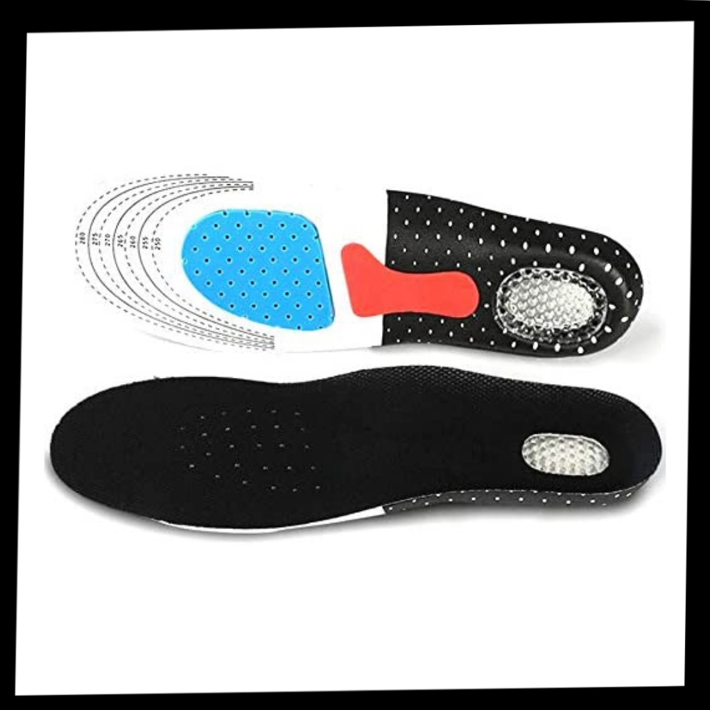 Semelles unisexes en gel pour chaussures de course