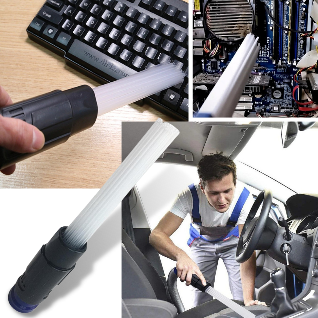 Embout d'aspirateur anti-poussière universel
