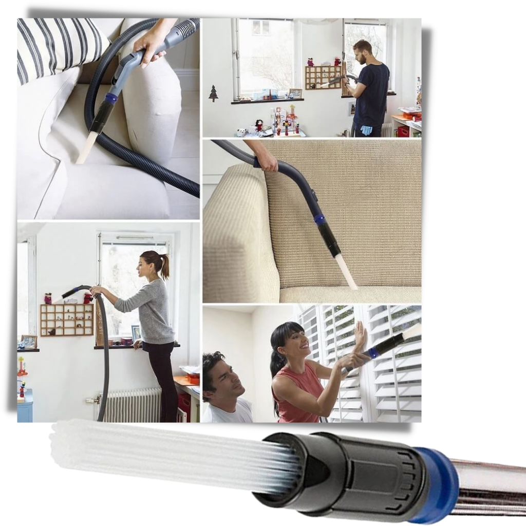 Embout d'aspirateur anti-poussière universel