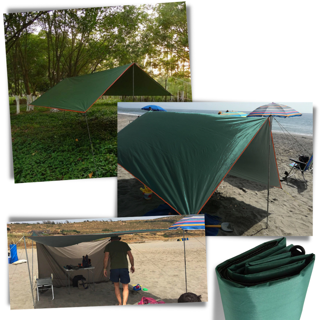 Kit de bâche de camping imperméable