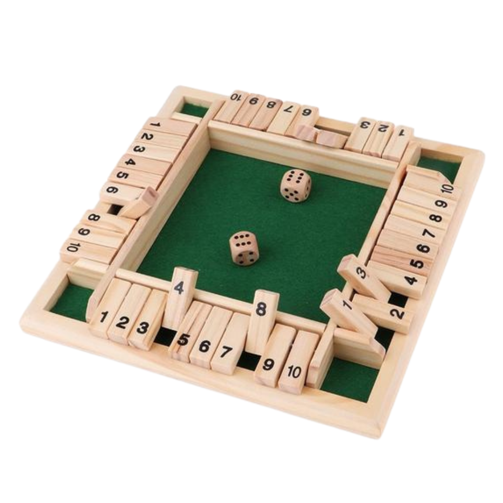 Jeu de dés en bois