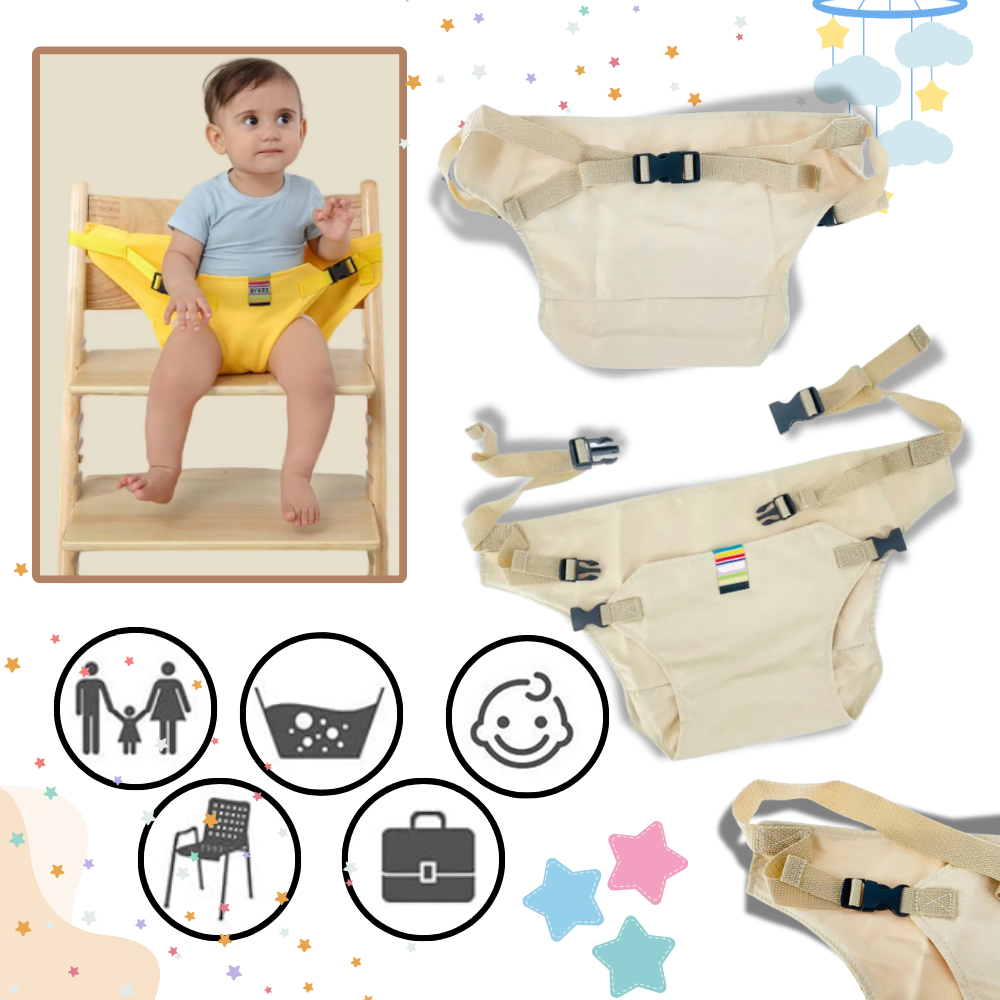 Harnais réglable pour chaise haute