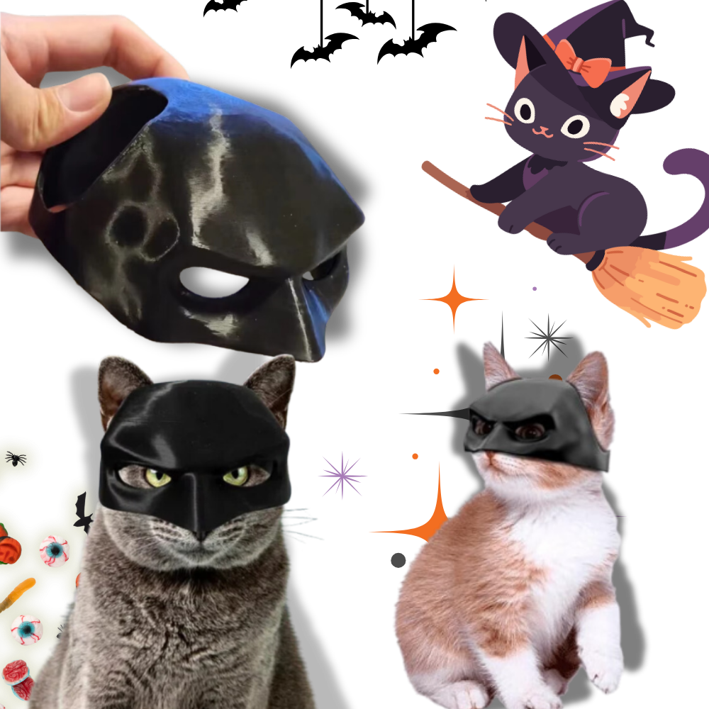 Irrésistible Masque Batman pour Chat