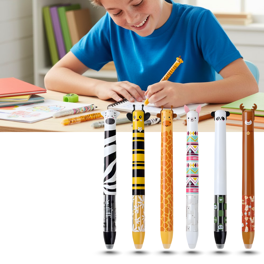 Stylos gel effaçable avec encre thermosensible