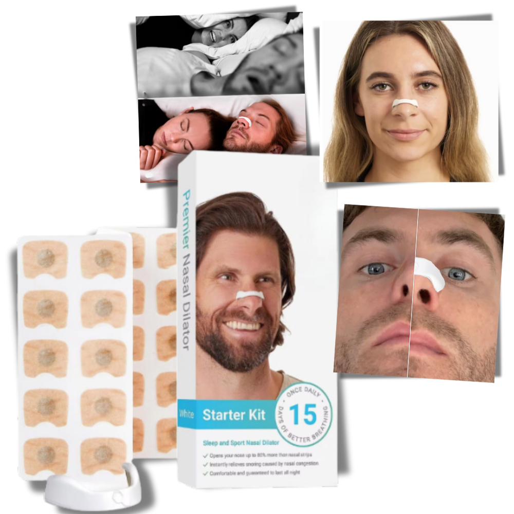 Bandelettes nasales anti-ronflement confortables