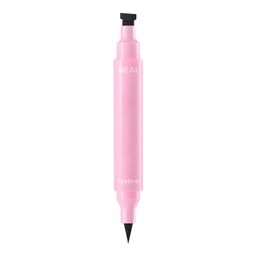 Eyeliner double têtes avec tampons de motifs
