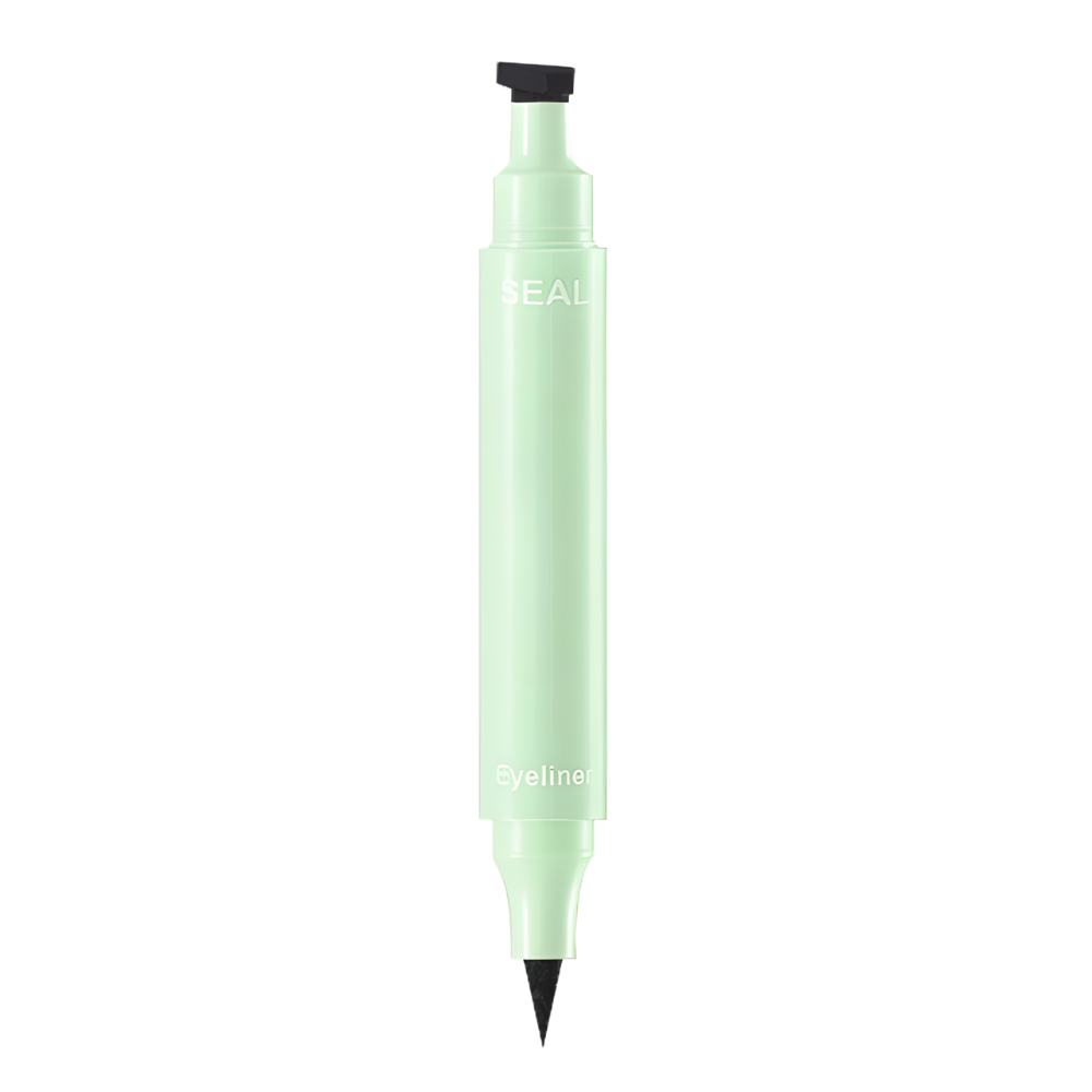 Eyeliner double têtes avec tampons de motifs