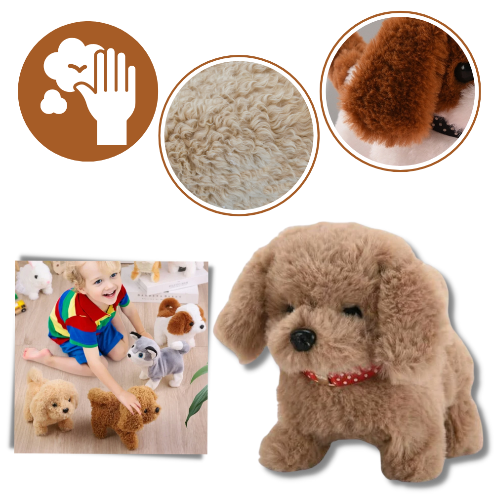 Jouet interactif chiot câlin