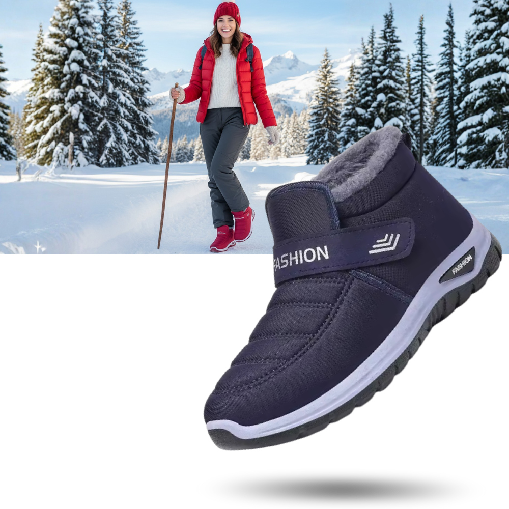 Bottines d'hiver rembourrées à isolation thermique