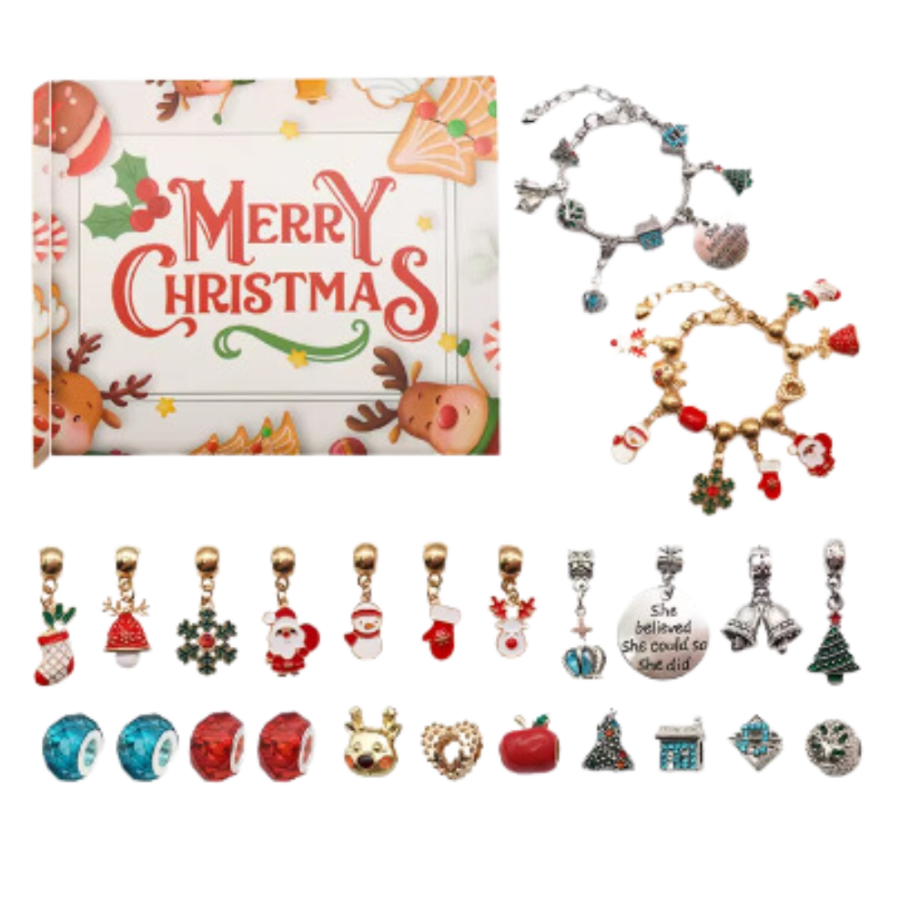 Calendrier de l'Avent Bijoux à faire soi-même de 24 jours