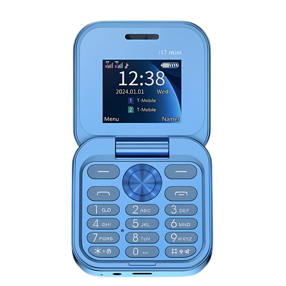 Téléphone portable pliable Dual Sim
