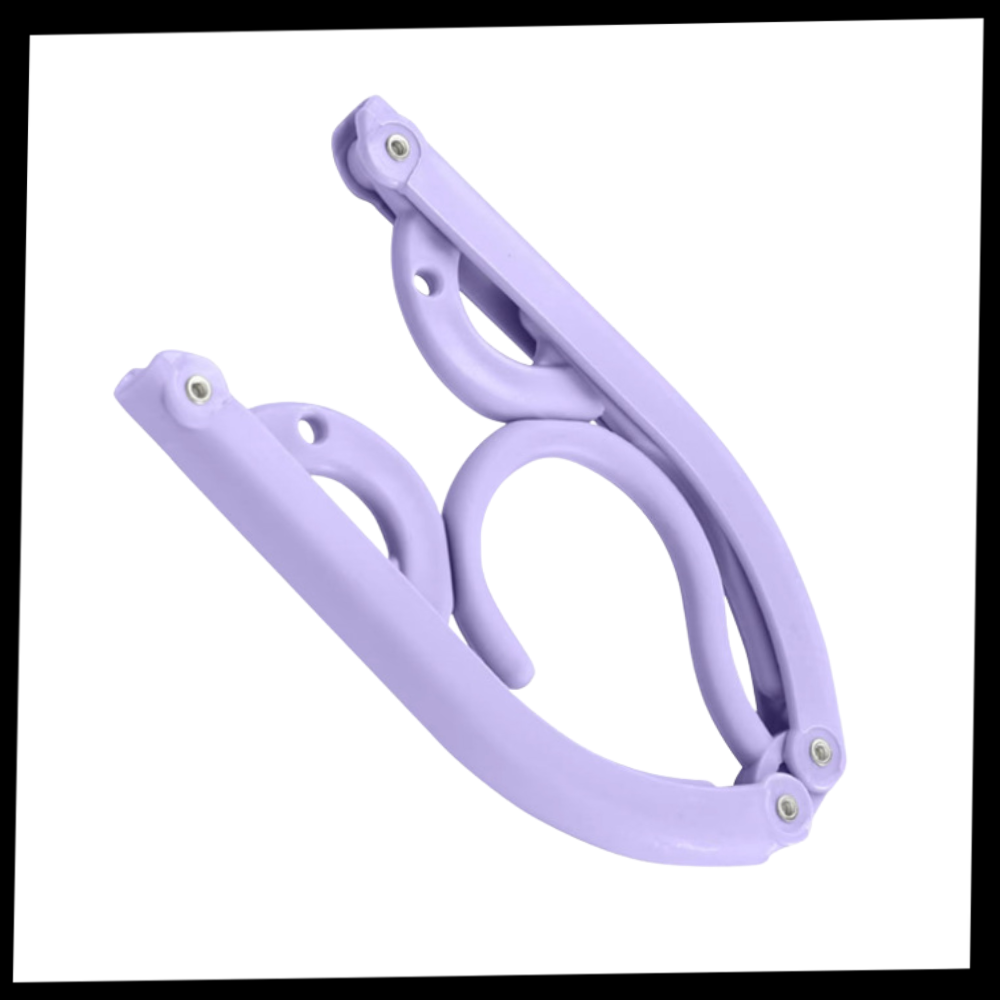 Cintres pliables double taille