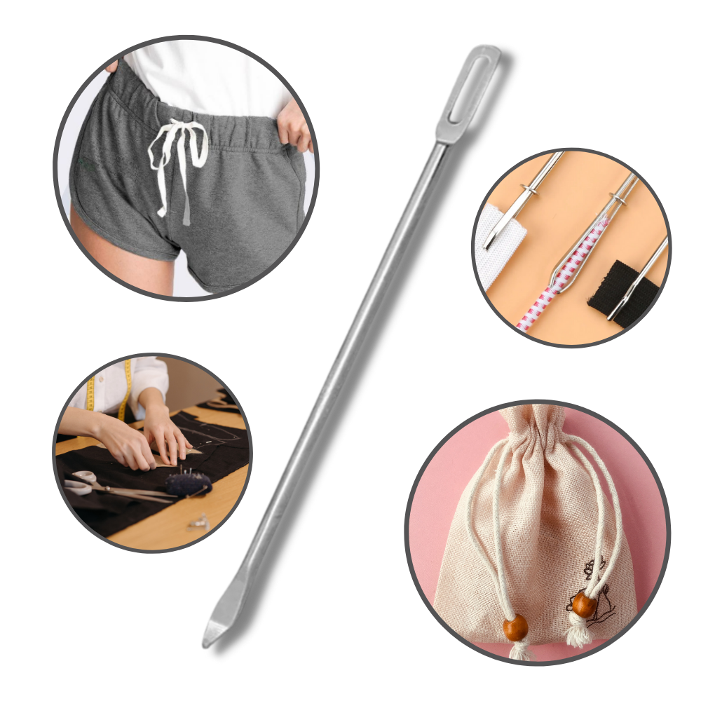 Enfileur facile de cordon de serrage de la ceinture