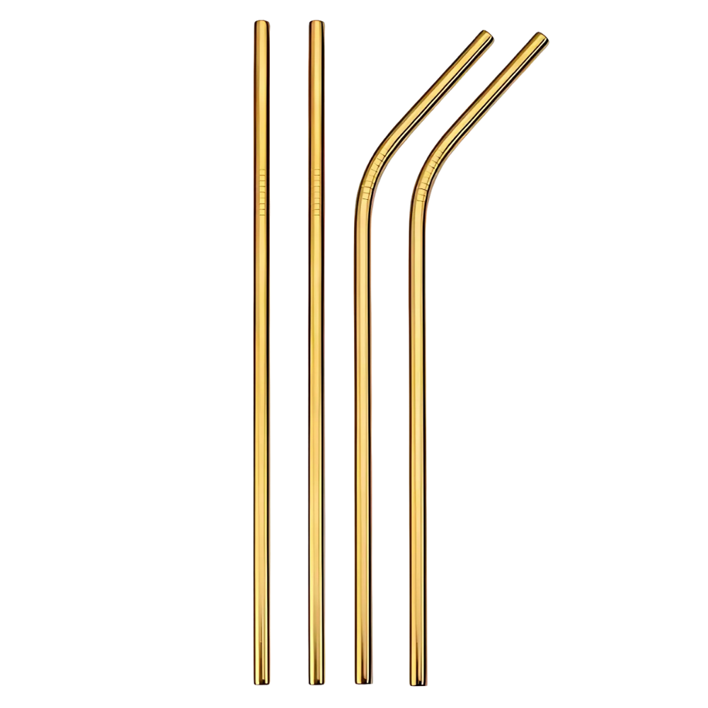 Paille réutilisable en acier inoxydable