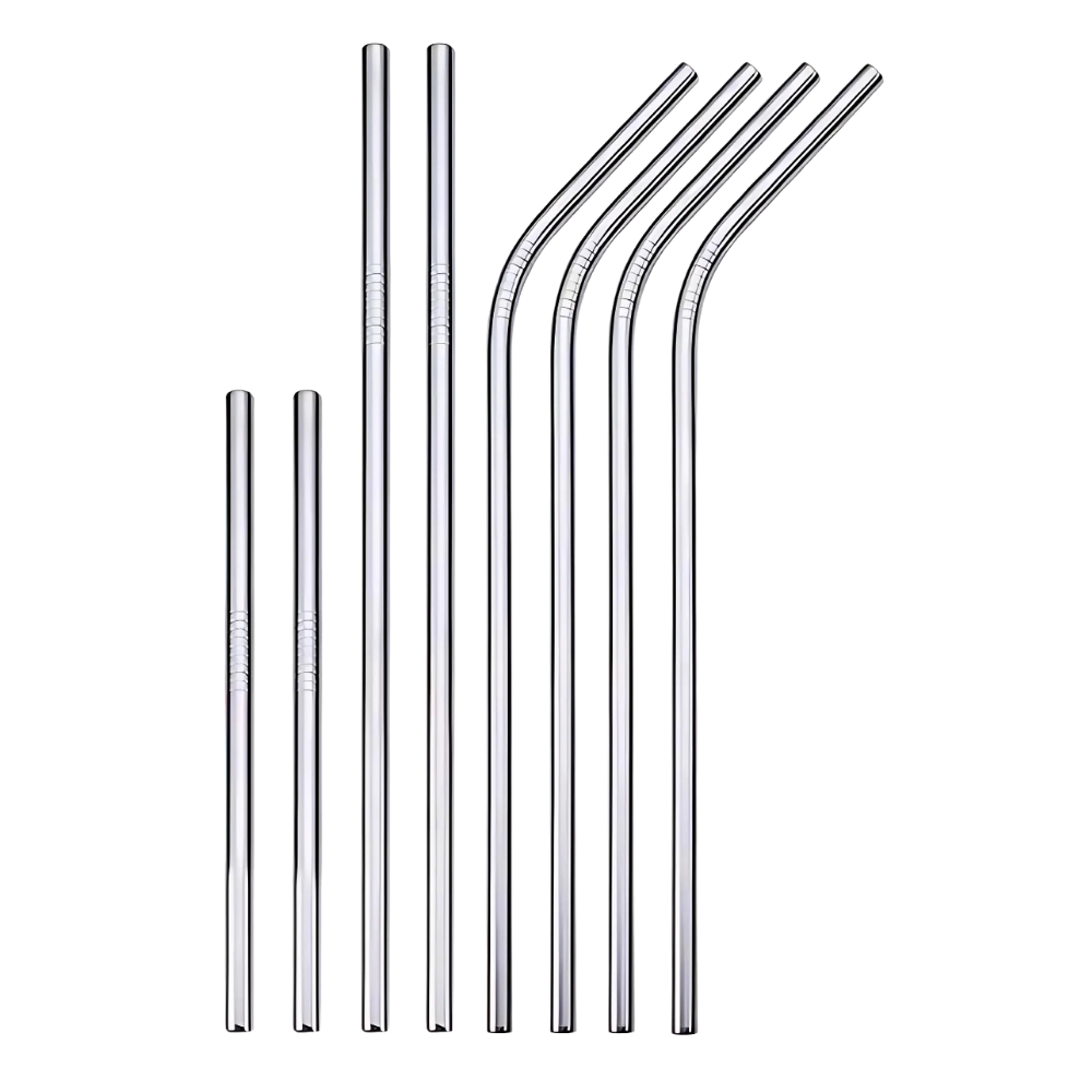 Paille réutilisable en acier inoxydable