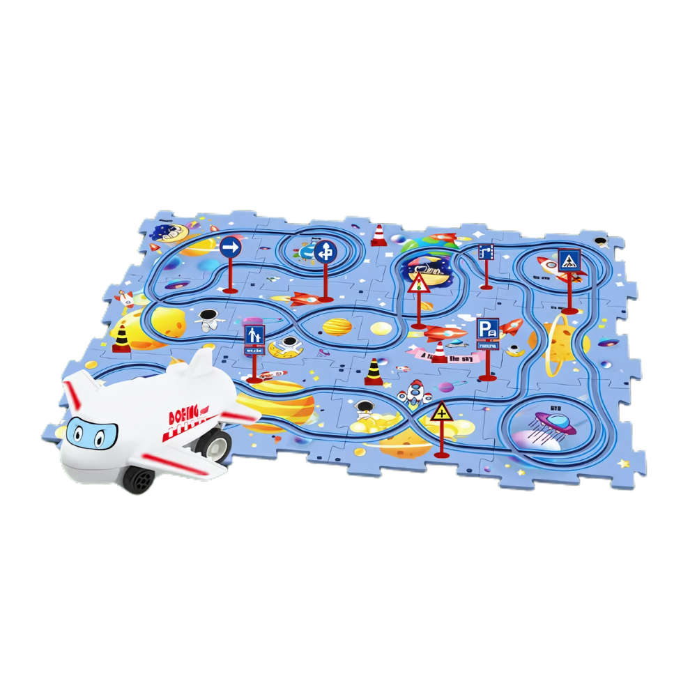 Jeu de piste ludique pour voitures électriques