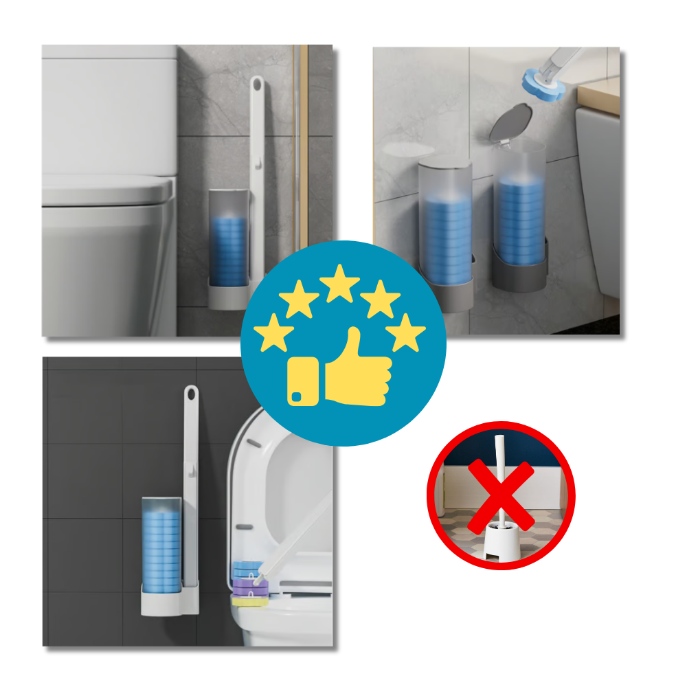 Brosse de toilette jetable pour un nettoyage efficace