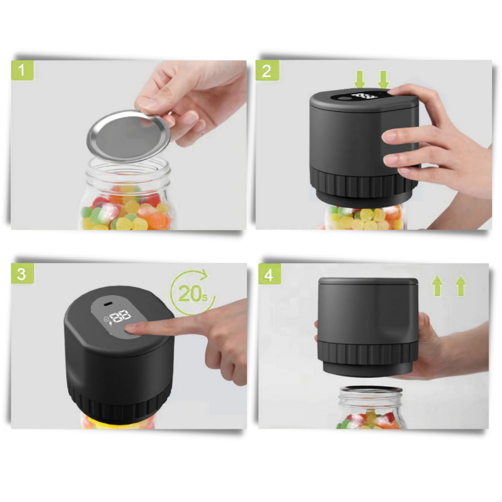Scelleur sous vide électrique pour bocaux