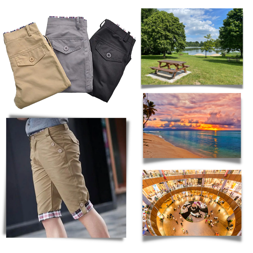 Short Cargo élégant pour hommes