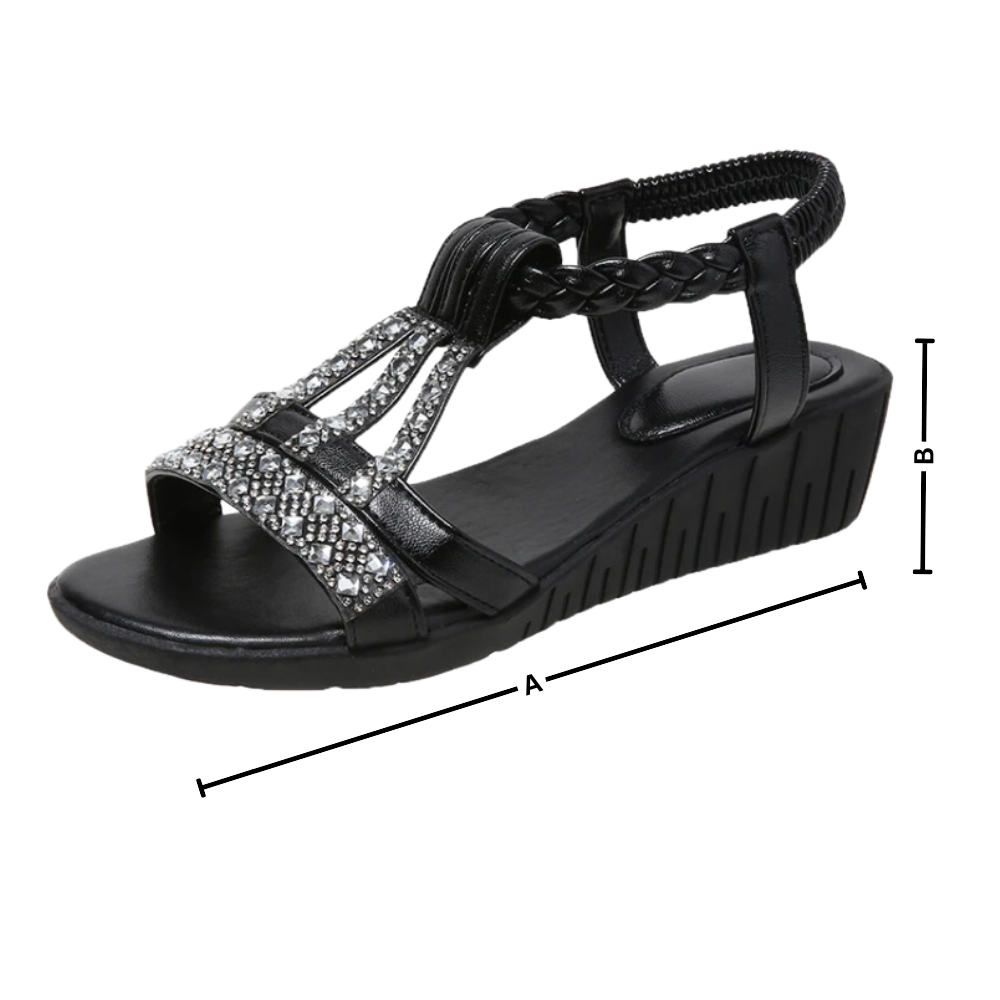 Sandales orthopédiques élégantes bohème