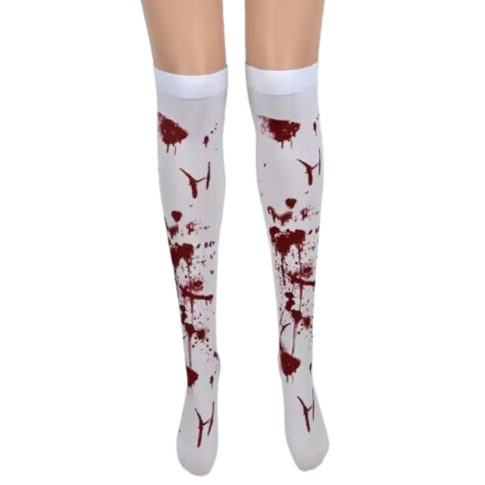 Chaussettes de compression aux motifs festifs d'Halloween